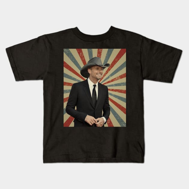 Tim McGraw Kids T-Shirt by LivingCapital 